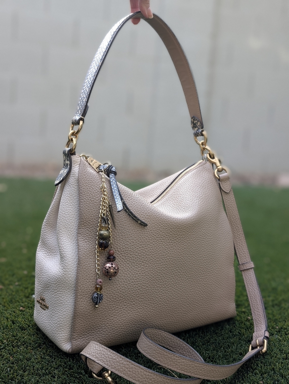 Coach 4610 Shay Colorblock Snakeskin Leather Shoulder Bag Purse Crossbody Bag - Picture 16 of 16